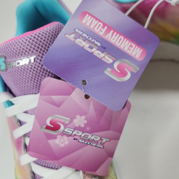 NWT S Sport By Skechers Girls Ilara Tie Dye Performance Sneakers 85073466 3 - Picture 13 of 16